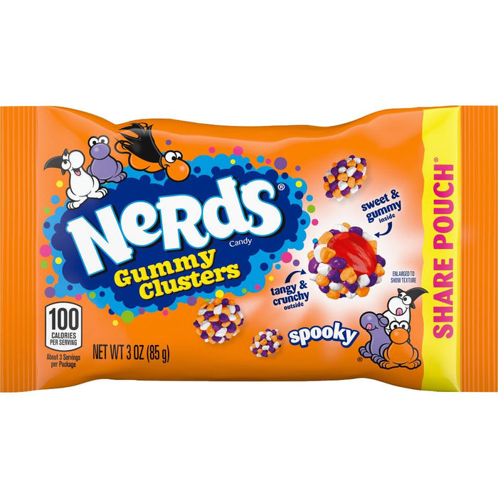 NERDS GUMMY CLUSTERS SPOOKY, Caramelle gommose (85g)