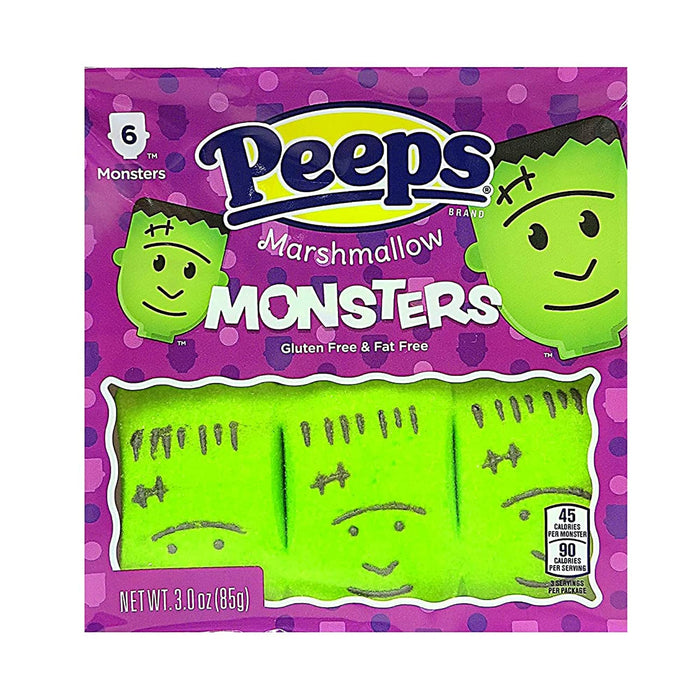 PEEPS MARSHMALLOW MONSTER, Marshmallow a forma di mostro (85g)