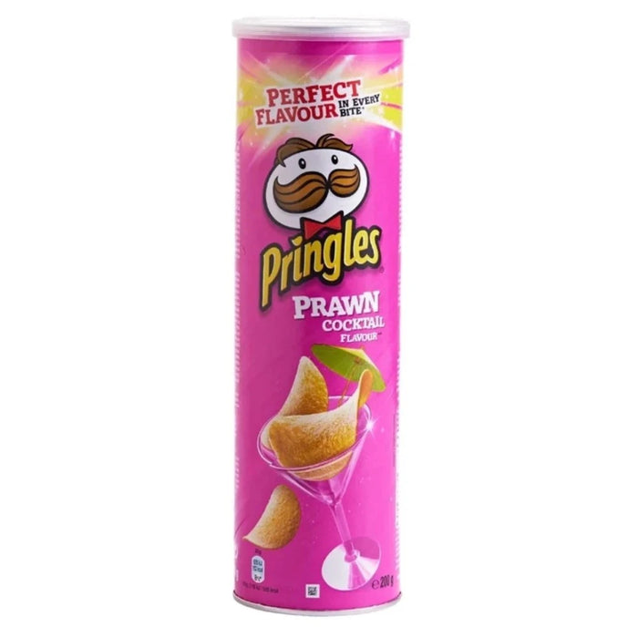 PRINGLES PRAWN COCKTAIL, Patatine gusto cocktail di gamberi (165g)