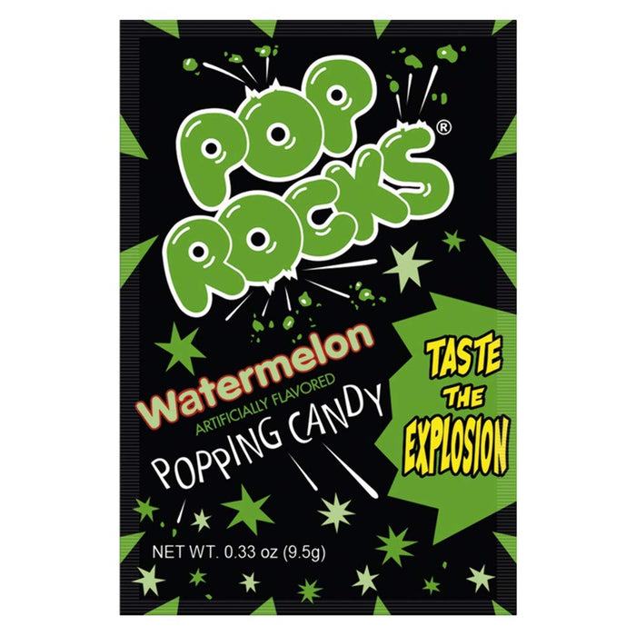 POP ROCKS WATERMELON, Caramelle scoppiettanti gusto anguria (9,5g)